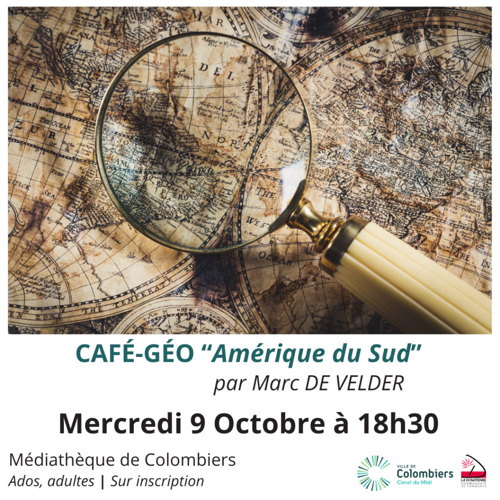 CAFE GEO AMERIQUE DU SUD 9 OCT 24